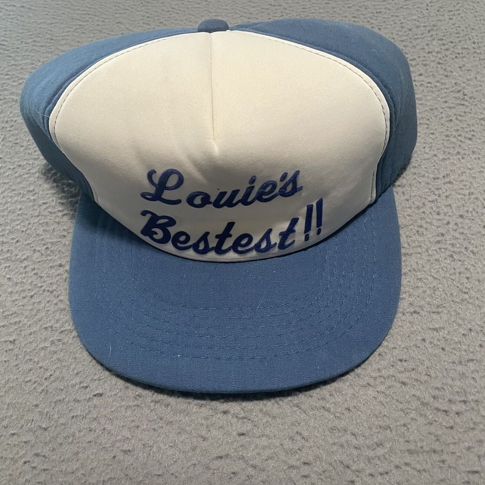 Vintage Louie's Bestest Five Panel Foam Hat Snapback Baseball Cap